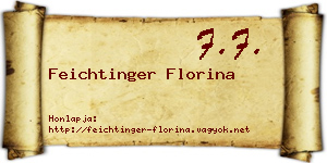 Feichtinger Florina névjegykártya